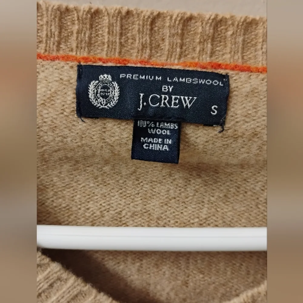 J.Crew Mens Premium Lambswool Long Sleeve Sweater Sz S